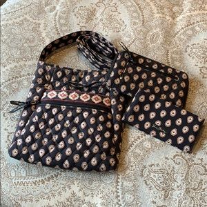 Vera Bradley bag, wallet and checkbook cover